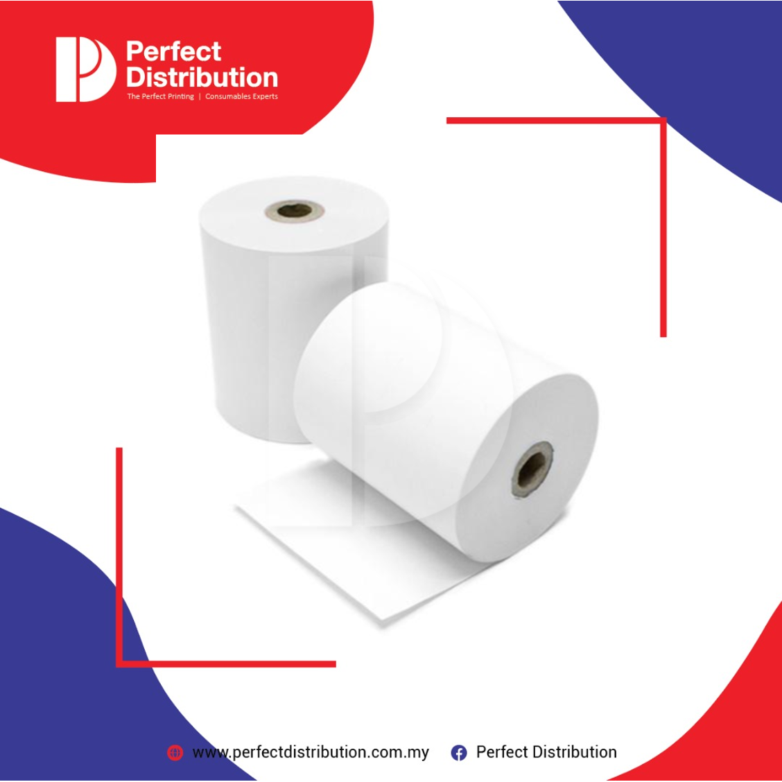 High White Paper Roll 447012